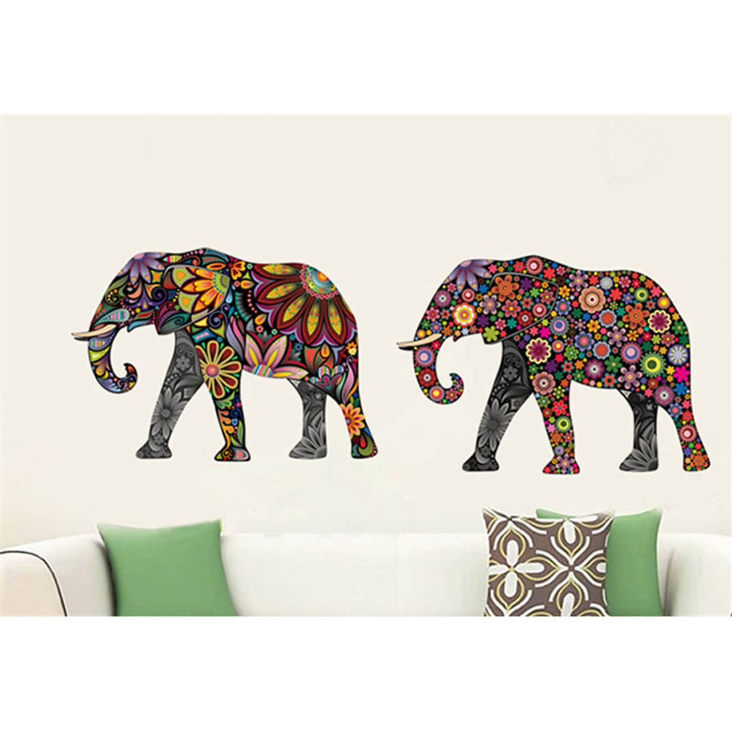 large elephant wall decal