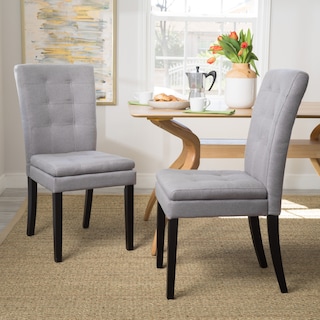 Kailah Tufted Fabric Dining Chair by Christopher Knight Home (Set of 2)