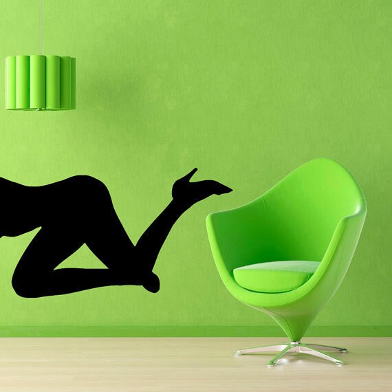 Shop Fashion Model High Heels Beauty Salon Wall Decor Woman Wall