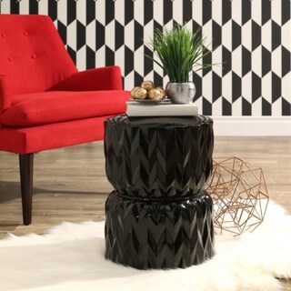 Black Garden Stool Black Garden Stool