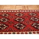 preview thumbnail 3 of 4, Hand Knotted Rust Fine Antique Bokara with Wool Oriental Rug