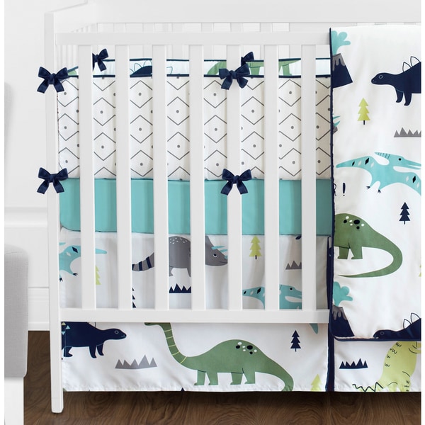 dinosaur crib bedding set