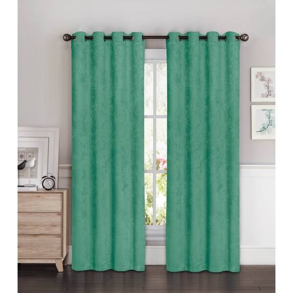 Shop Bella Luna Faux Suede Room Darkening Extra Wide 96 Inch
