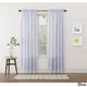 preview thumbnail 4 of 9, No. 918 Alison Rod Pocket Lace Curtain Panel 58"w x 63"l - 63 Inches - Blue