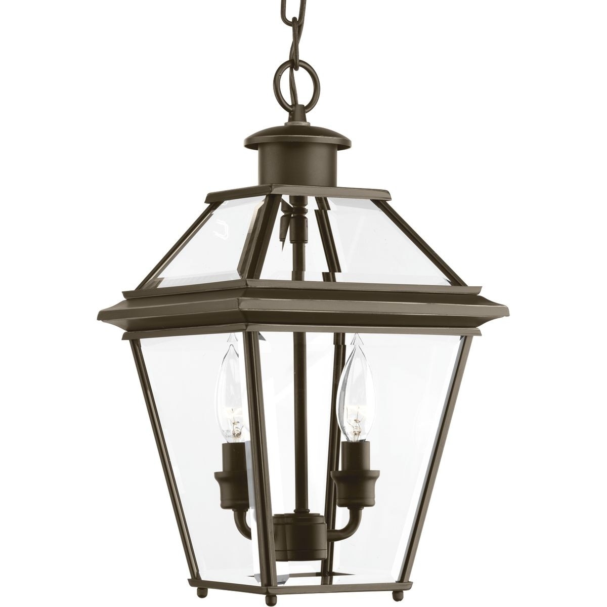 Progress Lighting Burlington Bronze Aluminum Two Light Hanging Lantern Progress Lighting Burlington Bronze Aluminum Two Light Hanging Lantern