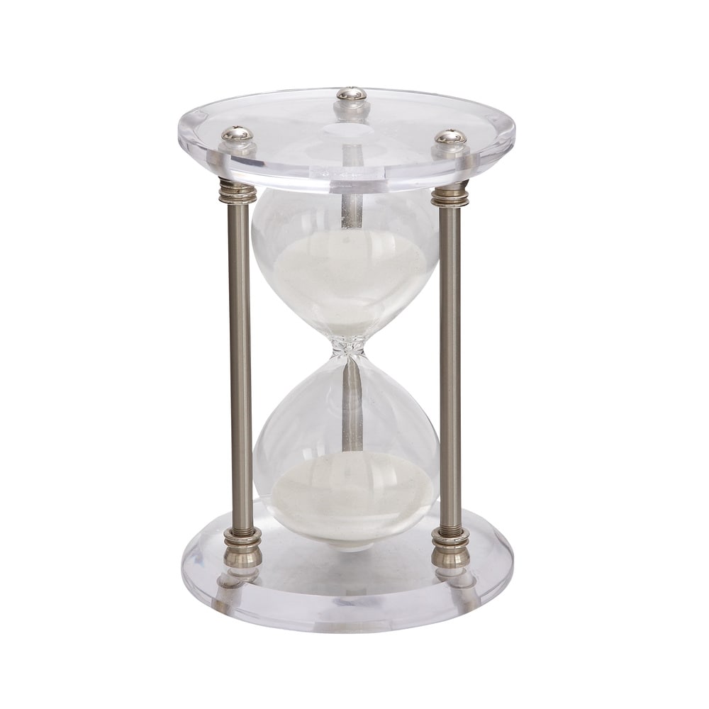Metal Hourglass Sand Timer with Acrylic Base