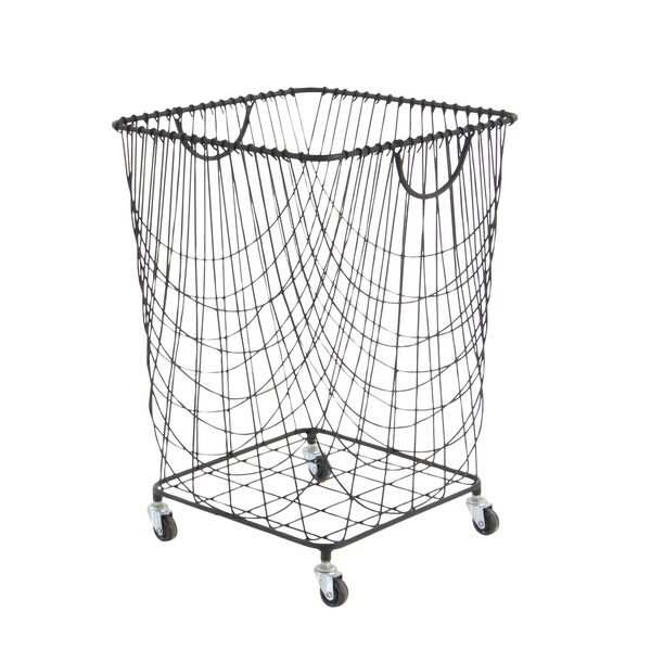 large rectangular laundry basket