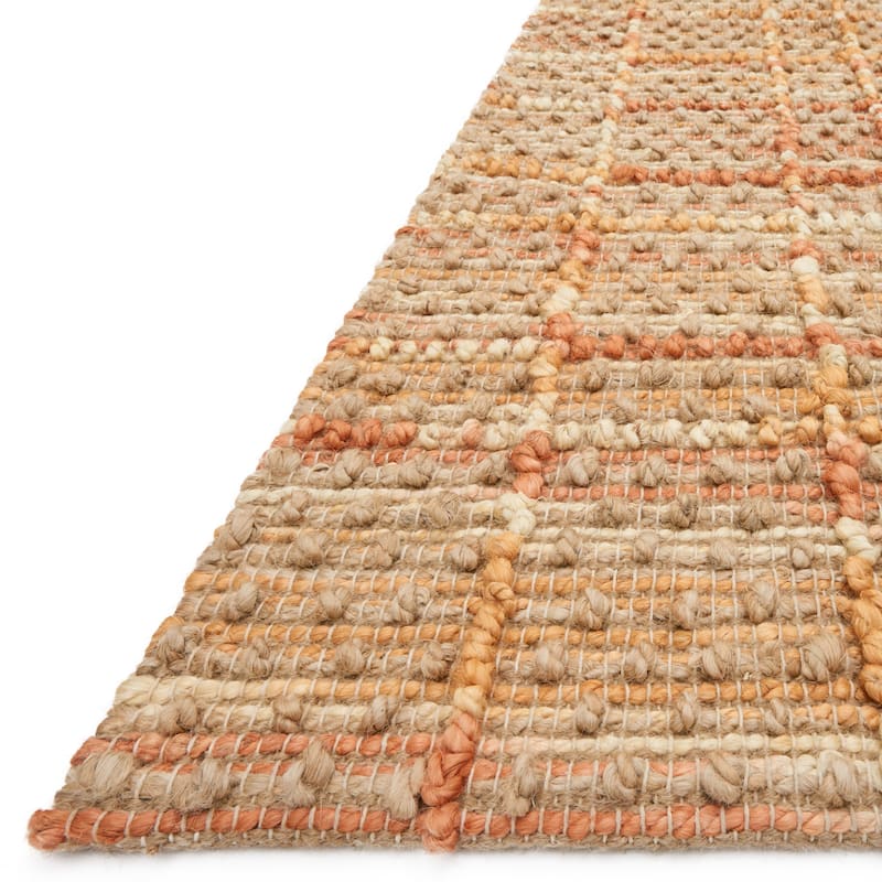 Alexander Home Ember Farmhouse Hand-Woven Jute Rug