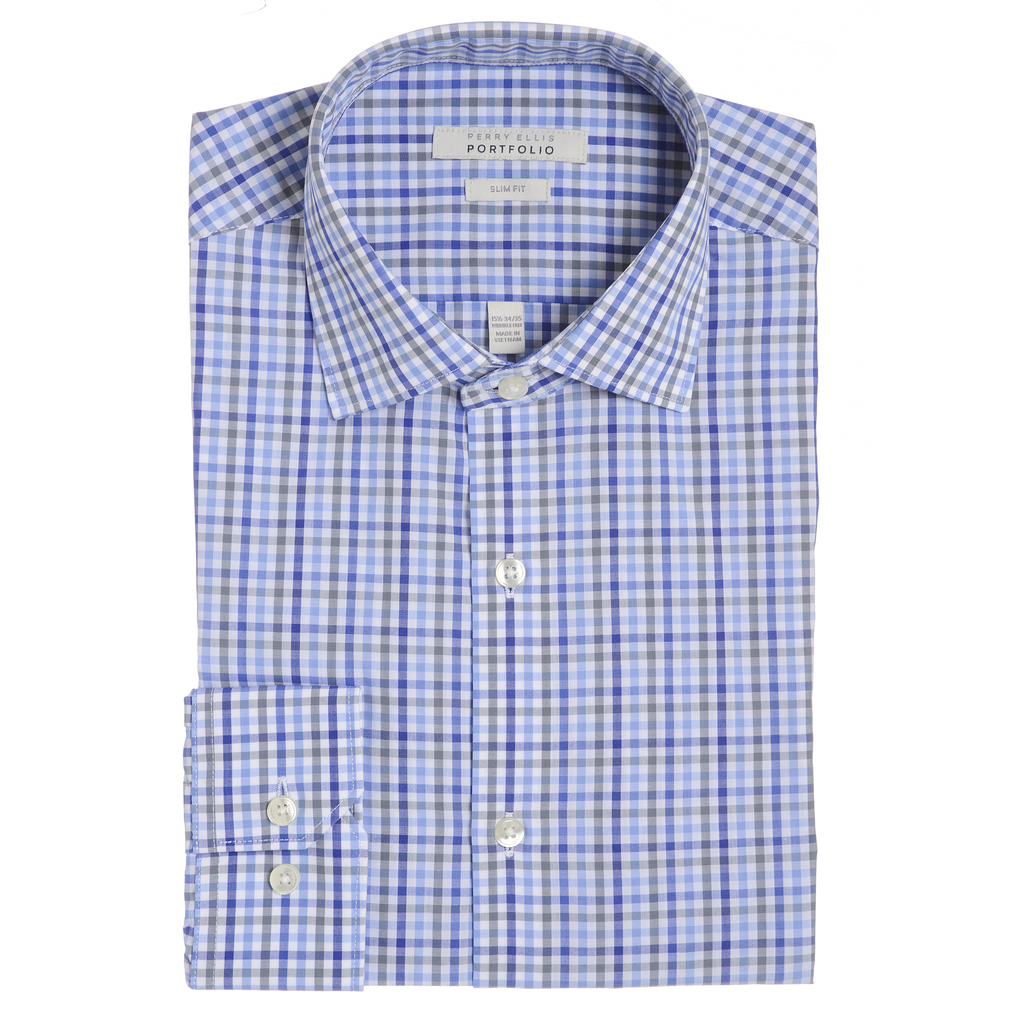 perry ellis portfolio shirt slim fit