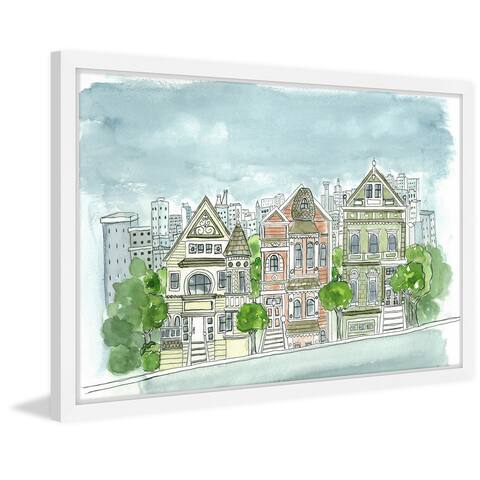 Marmont Hill - Handmade Potrero Hill San Francisco Framed Print