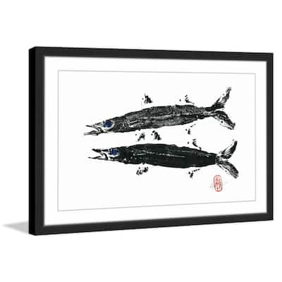 'Barracuda Twins' Framed Painting Print