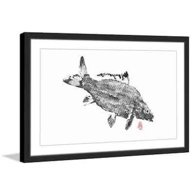 'Carp' Framed Painting Print