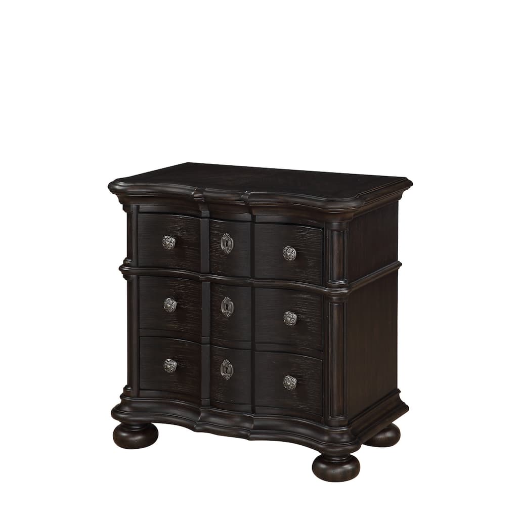 Private Moments Stone Top Nightstand