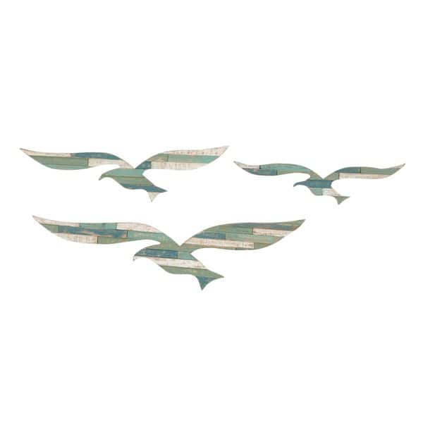 Shop Wood Bird Wall Decor Pack Of 3 Free Shipping On Orders