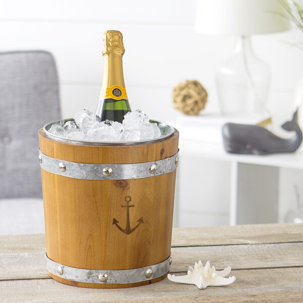 rustic ice bucket