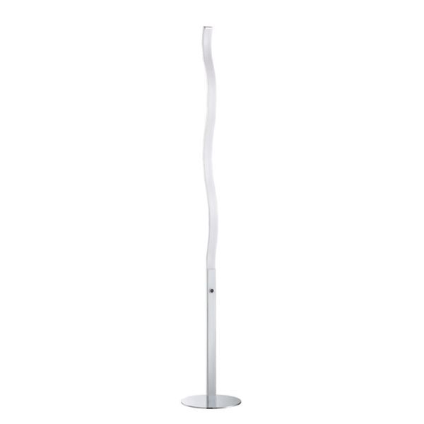 slide 1 of 1, 62 in. Chrome LED Floor Lamp