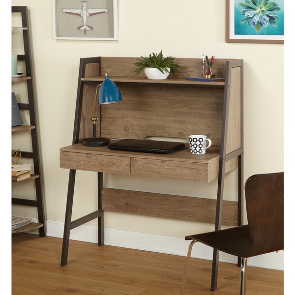 Shop Simple Living Lana Desk with Hutch - Overstock - 14532460