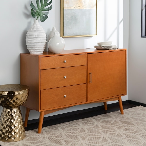 Carson Carrington Saltor 52-inch Acorn Mid-Century Buffet - Overstock ...