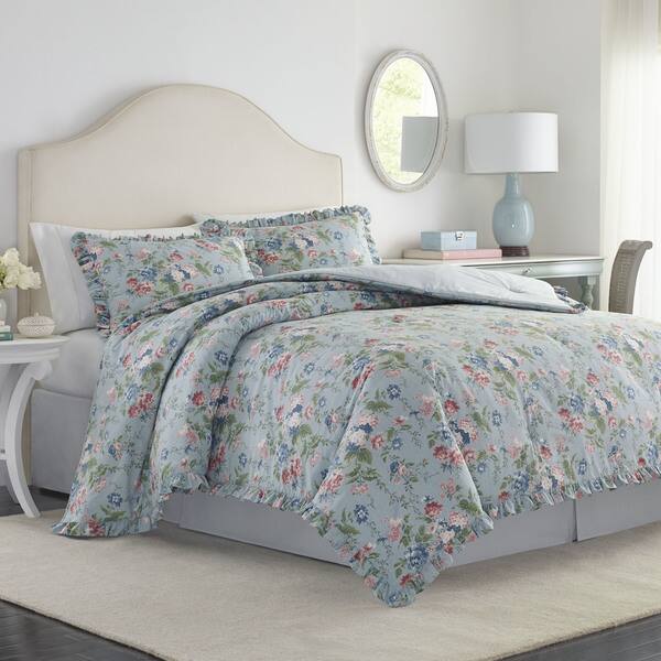 Shop Laura Ashley Olivia Comforter Set Free Shipping Today