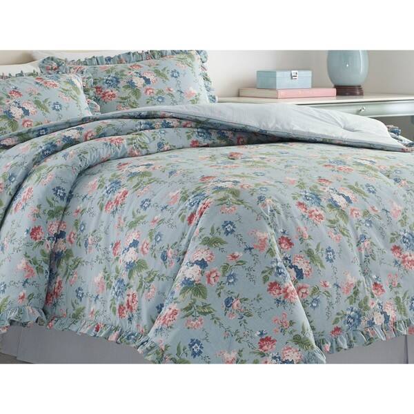 Shop Laura Ashley Olivia Comforter Set Free Shipping Today