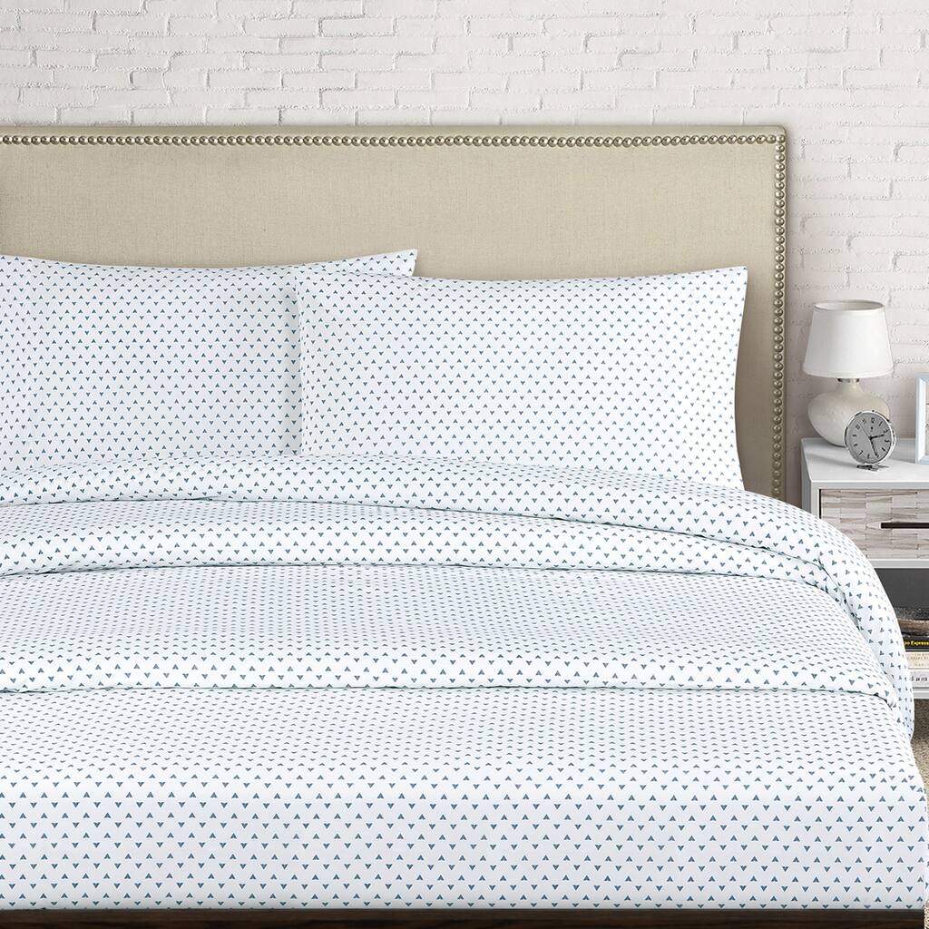 Cleo 250 Thread Count Cotton Percale Bed Sheet Set