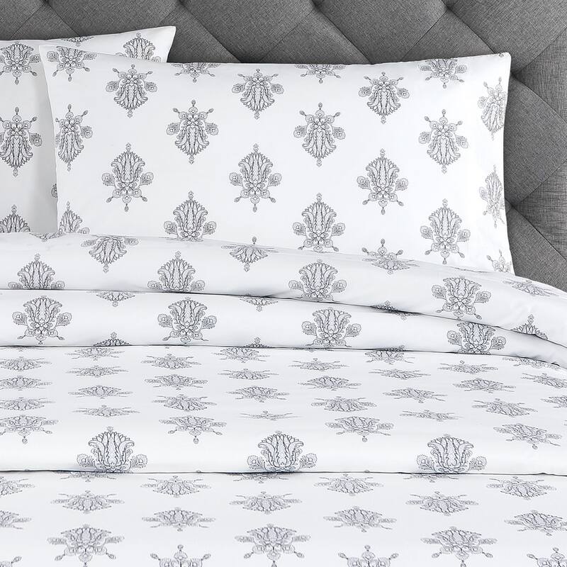 Arwen 250 Thread Count Cotton Percale Bed Sheet Set
