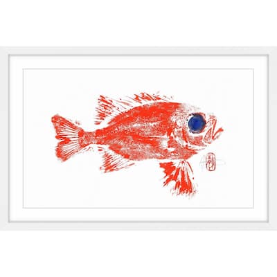 'Squirrel Fish' Framed Painting Print