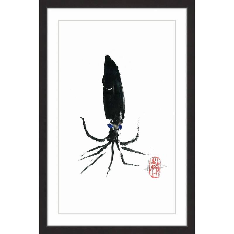 'Black Beauty' Framed Painting Print