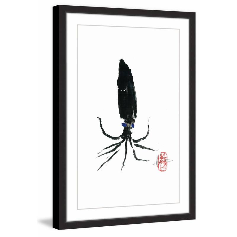 'Black Beauty' Framed Painting Print