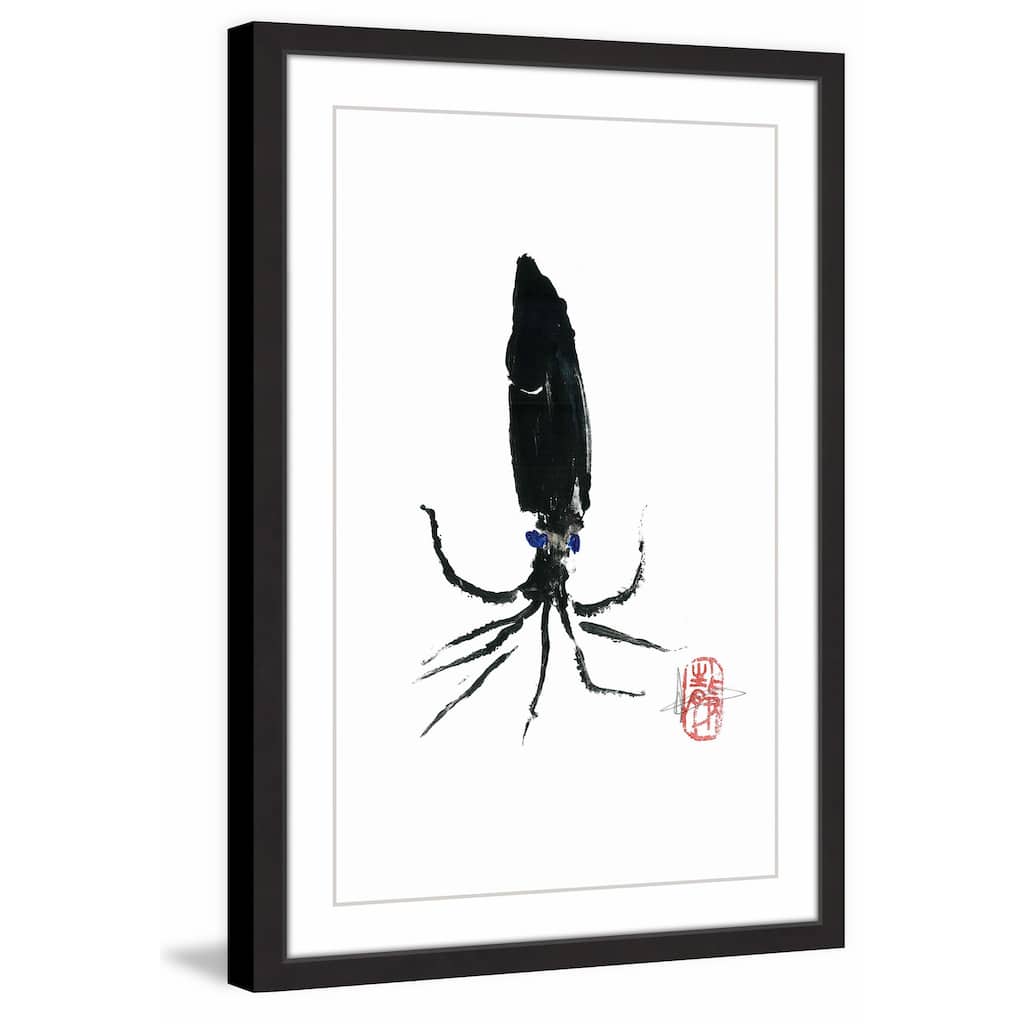 'Black Beauty' Framed Painting Print