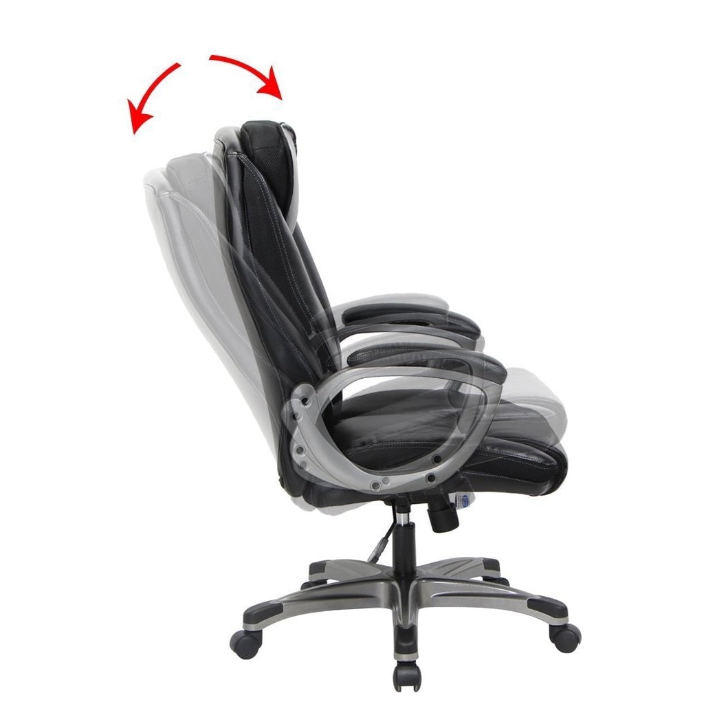 Viva Office Ergonomic High Back Bonded Leather Executive Office Chair with  Soft Spring Pack - Bed Bath & Beyond - 14521171