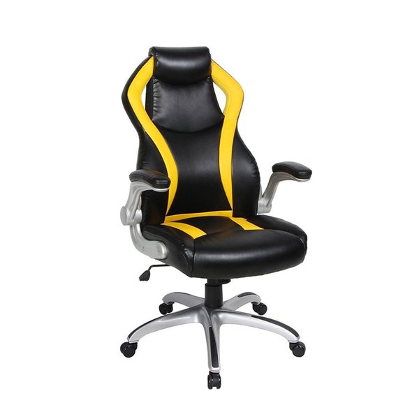 yellow and black office chair