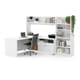 preview thumbnail 3 of 8, Pro-Linea L-Desk with Bookcase