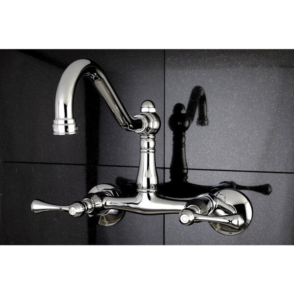 Shop Vintage Adjustable Wallmount Chrome Kitchen Faucet ...