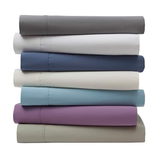 slide 2 of 15, Wrinkle-free 420 Thread Count Cotton Bed Sheet Set