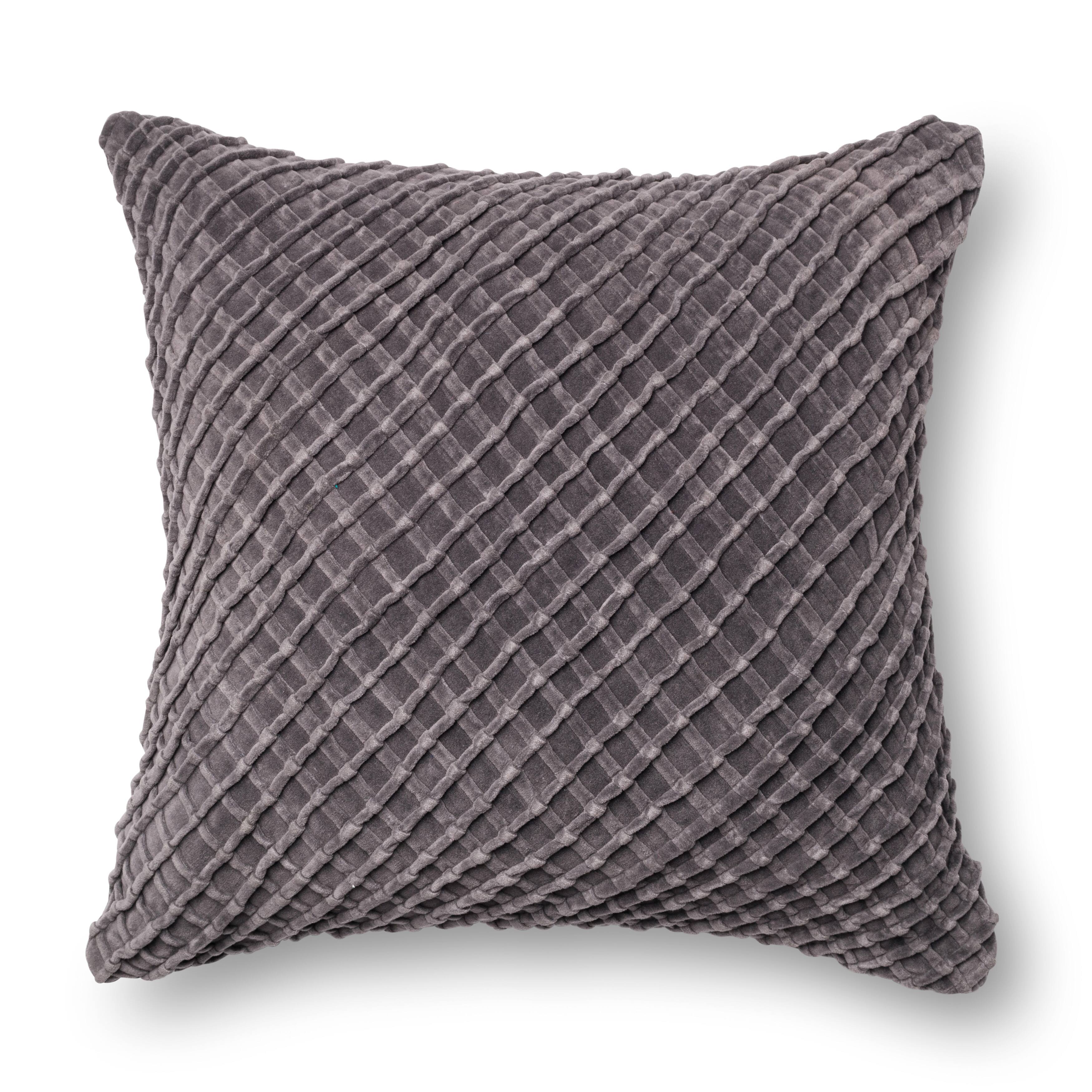 Solid Sown Ribbon Texture 22-inch Throw Pillow or Pillow Cover - On ...