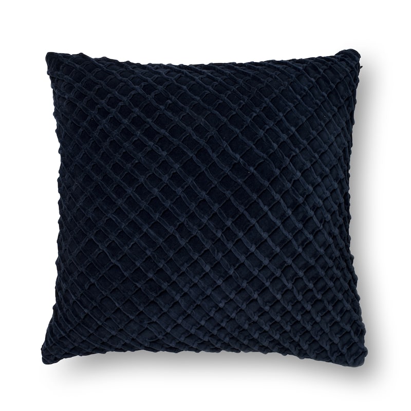 Solid Sown Ribbon Texture 22-inch Throw Pillow or Pillow Cover