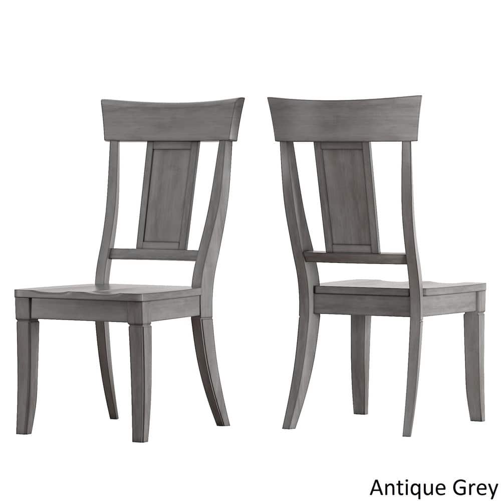 Eleanor Sage Green Round Solid Wood Top Panel Back 5-piece Dining Set by iNSPIRE Q Classic