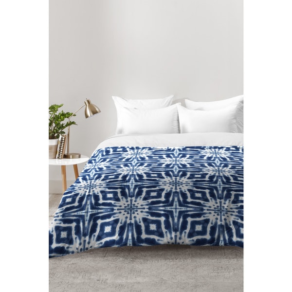 Jacqueline Maldonado Watercolor Shibori Indigo Comforter