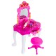 preview thumbnail 1 of 6, Hey! Play! Pretend Play Princess Vanity with Stool, Accessories, Lights, Sounds