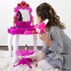 preview thumbnail 2 of 6, Hey! Play! Pretend Play Princess Vanity with Stool, Accessories, Lights, Sounds