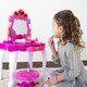 preview thumbnail 6 of 6, Hey! Play! Pretend Play Princess Vanity with Stool, Accessories, Lights, Sounds