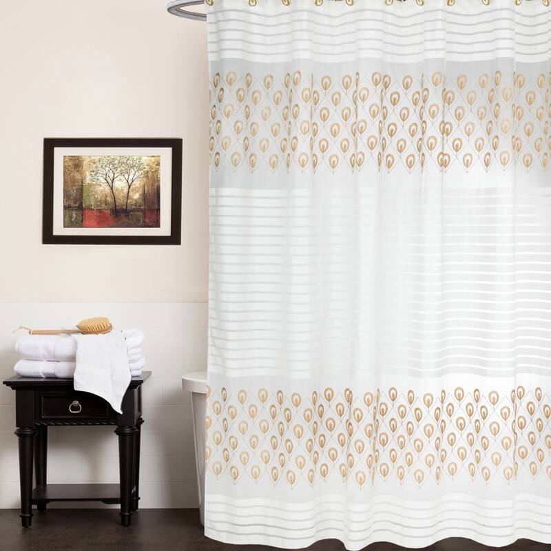 Seraphina Shower Curtain and Hooks Set or Separates