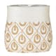 Option White/Gold Toothbrush Holder