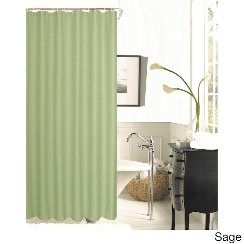 Hotel Waffle Shower Curtain