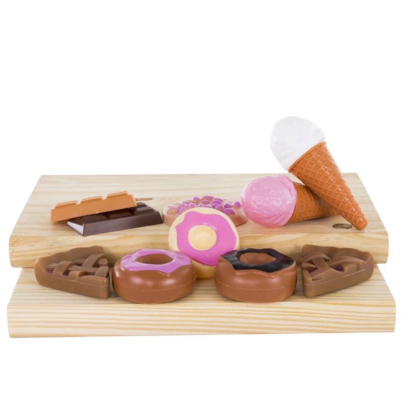 Hey! Play! Pretend Play Assorted Food Set Fresh, Boxed and Canned Food