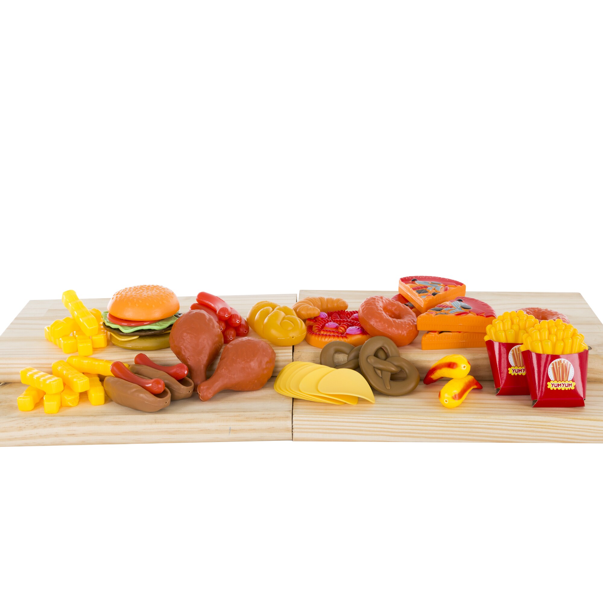 Details about   120-Piece Pretend Play Assorted Food Set Fresh Boxed Canned Food Fruit Vegetable