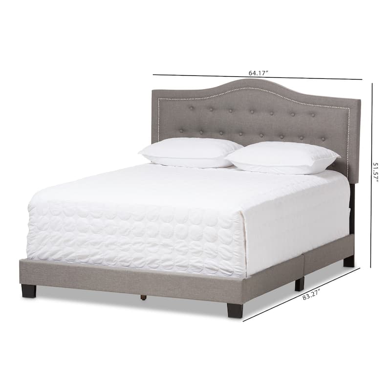 Copper Grove Brentwood Contemporary Tufted Upholstered Panel Bed