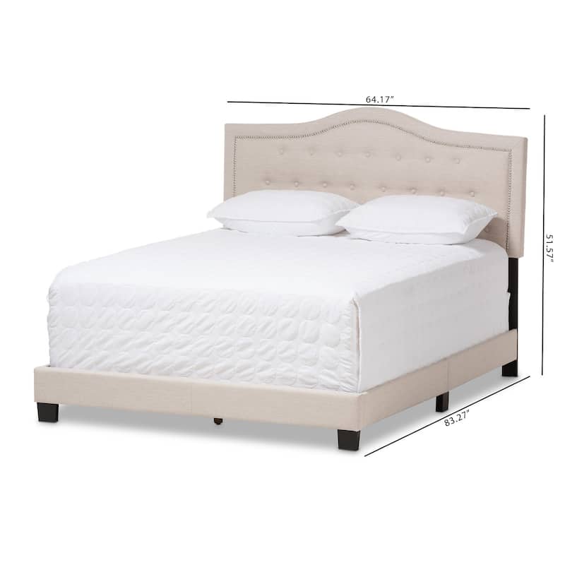 Copper Grove Brentwood Contemporary Tufted Upholstered Panel Bed