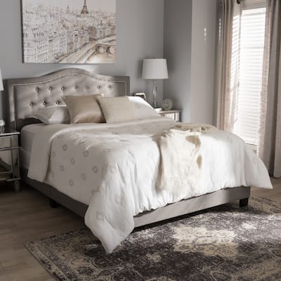 Copper Grove Brentwood Contemporary Tufted Upholstered Panel Bed